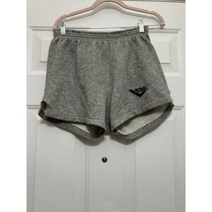Vintage Gray PONY BRAND Gym Athletic Shorts Terry Cloth Running 80's